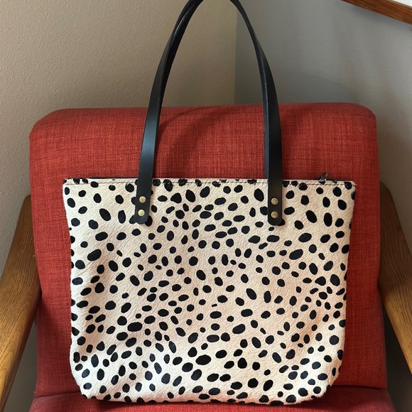 Hawks & Doves Cowhide Leather tote - Picture 1 of 4